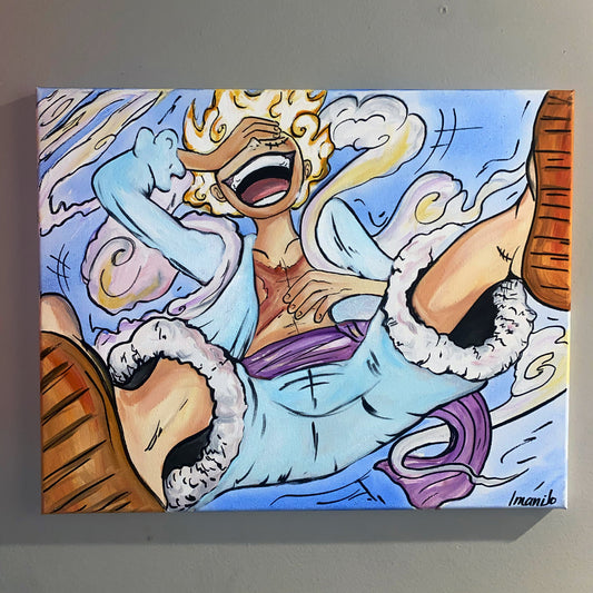 Gear 5 Luffy Painting