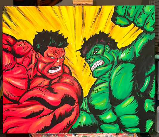 Hulk vs Red Hulk