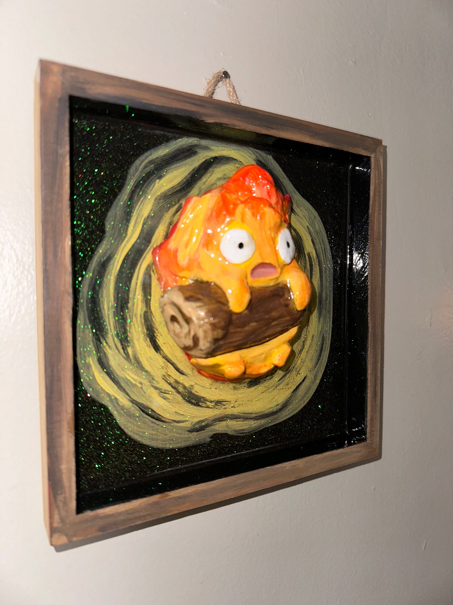 Calcifer wall art sculpture