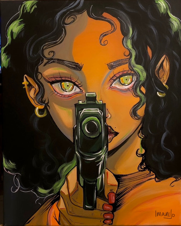 Shooter Original Painting