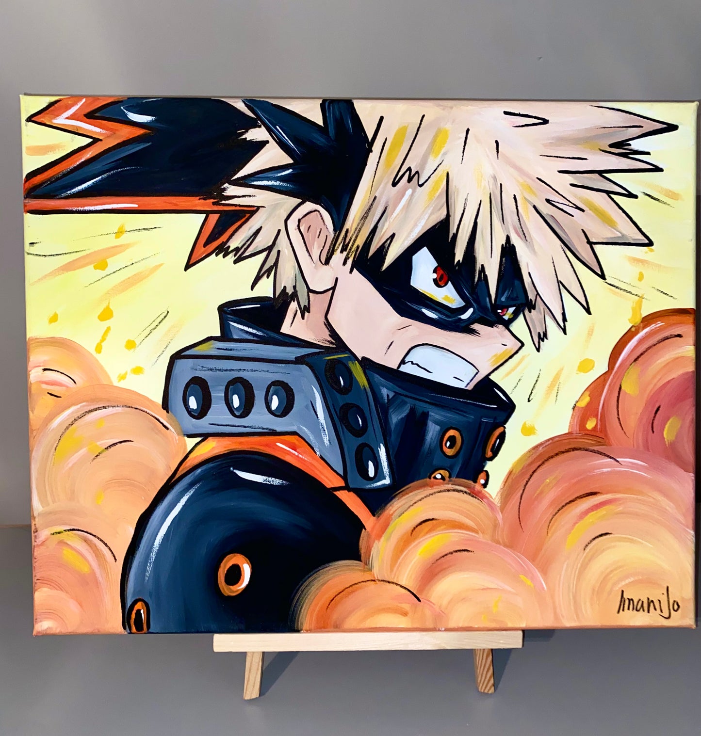 Bakugo Painting